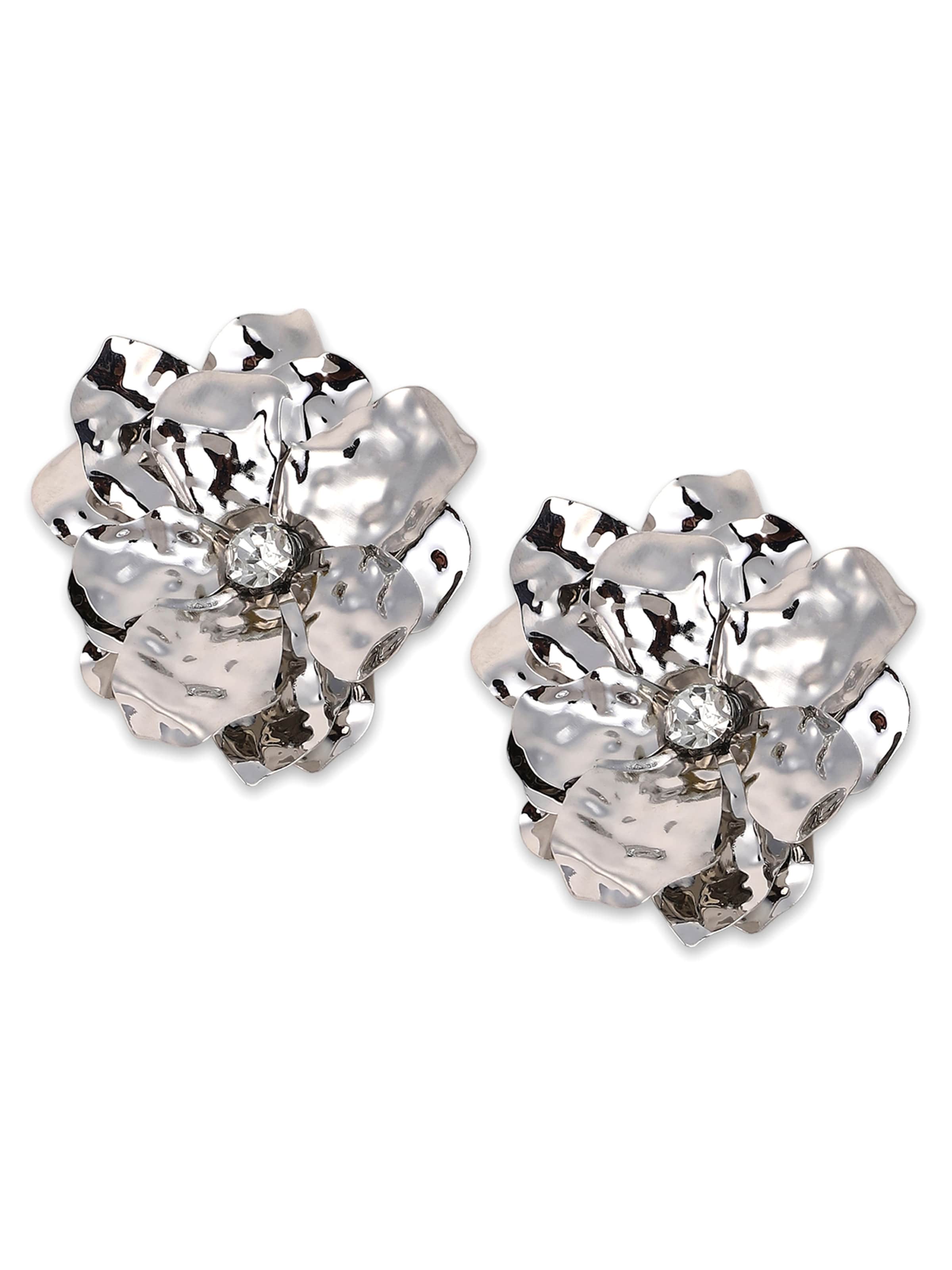 Boucles d'oreilles 'Terrie' SOHI en argent : devant