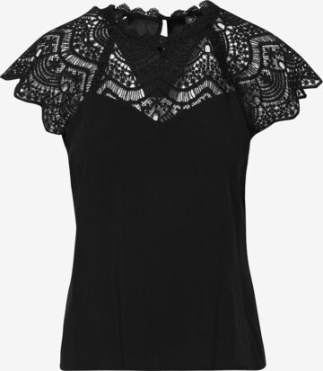 KOROSHI Blouse in Black: front