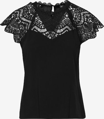 KOROSHI - Blusa em preto: frente