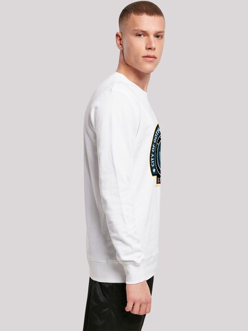 F4NT4STIC Sweatshirt 'DC Comis Superhelden Batman Gotham Police Dept' in Weiß