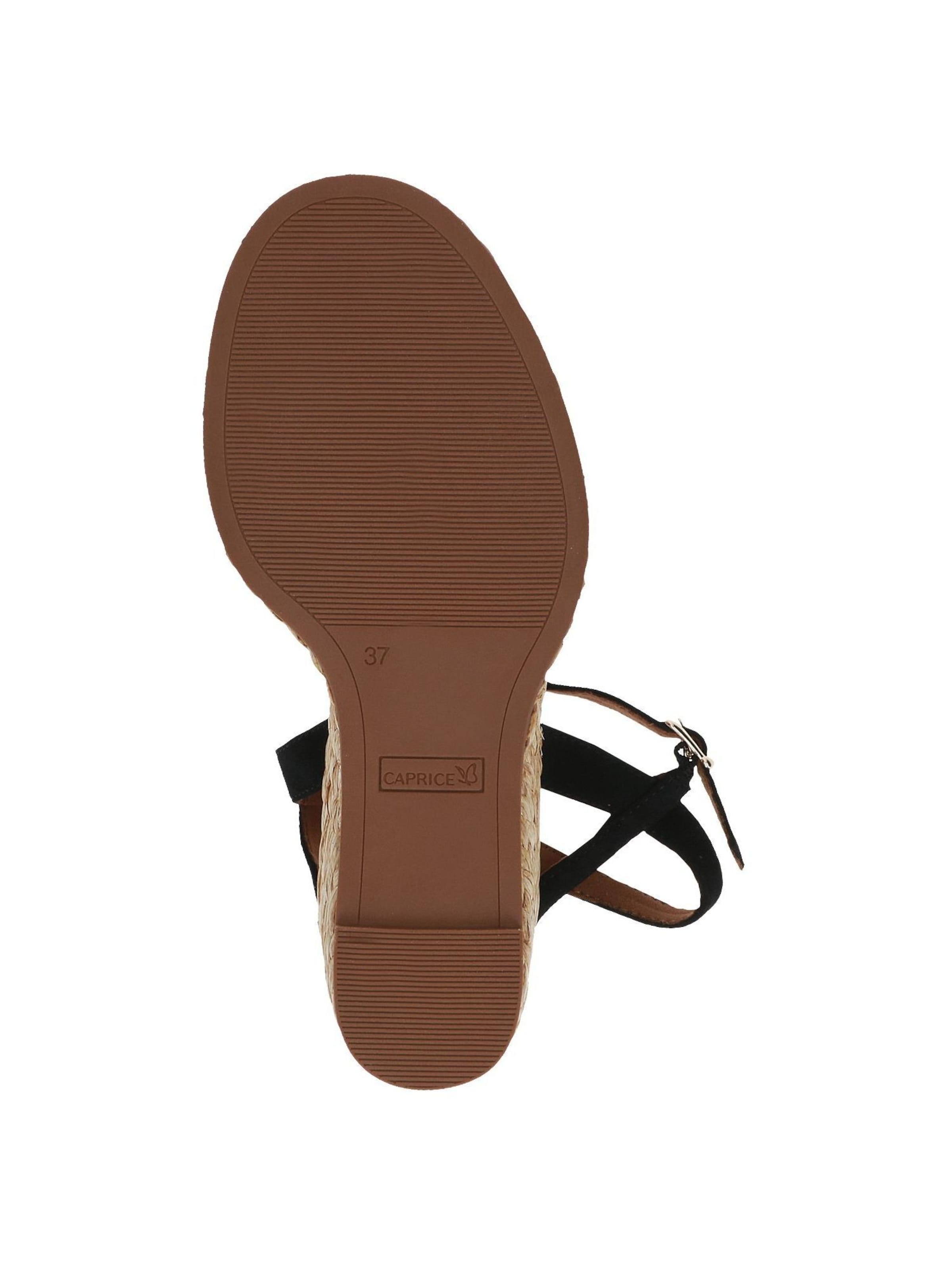 CAPRICE Sandale in Schwarz