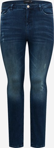 Junarose Regular Jeans in Blauw: voorkant