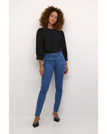 Coupe slim Jean 'Aurine' Kaffe en bleu