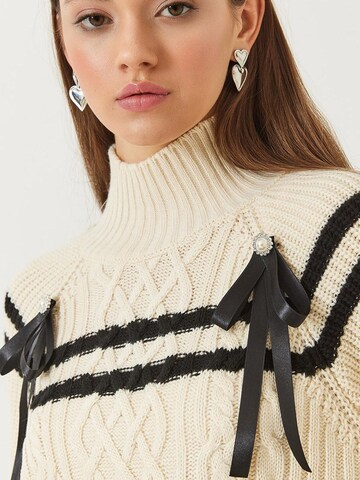 Pull-over Bianco Lucci en beige