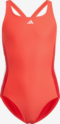 ADIDAS PERFORMANCE Athletic Swimwear in Red: front