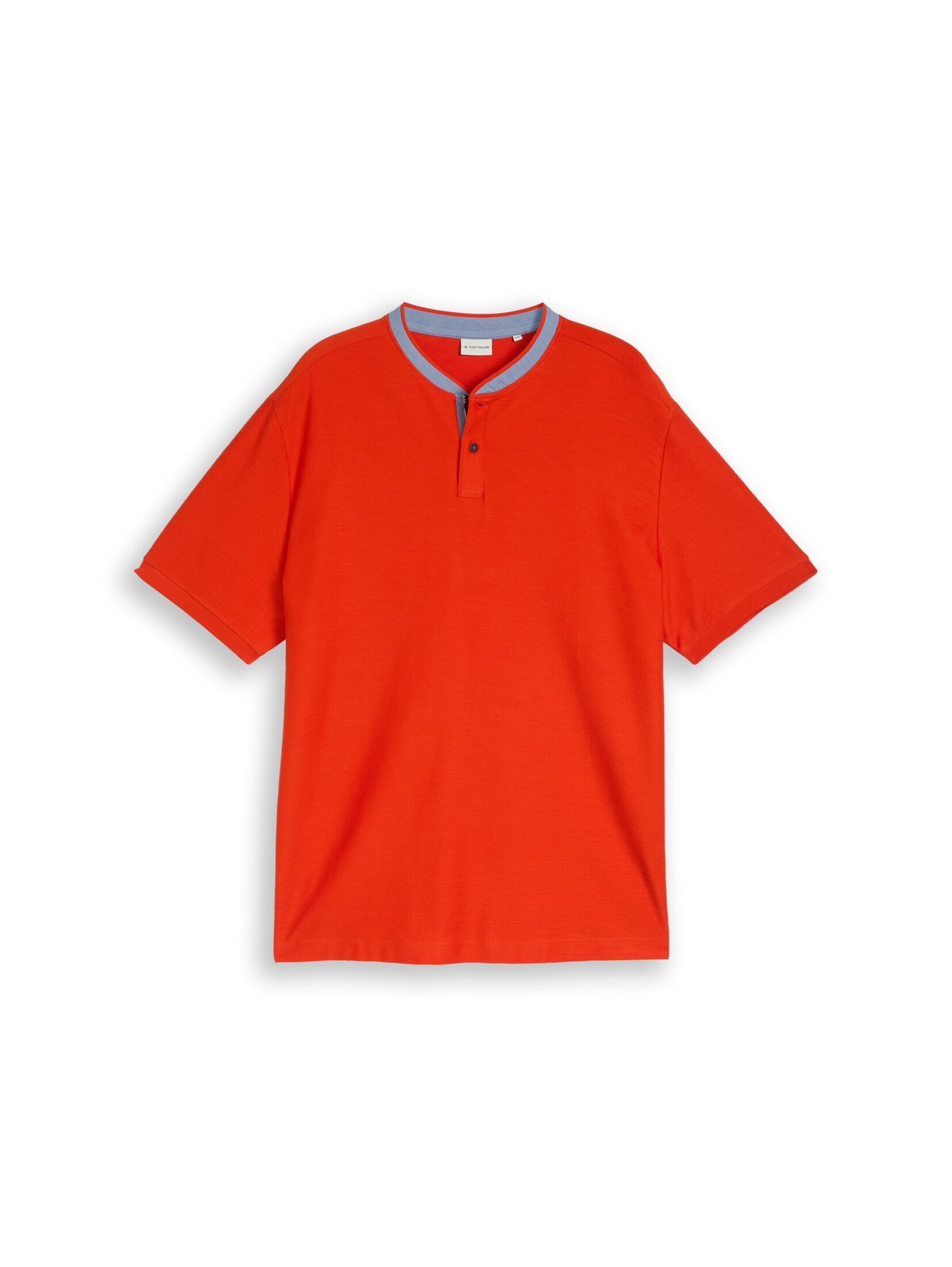 TOM TAILOR Men + Poloshirt in Orange: Vorderseite