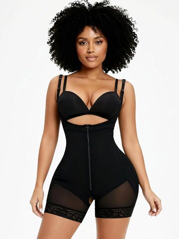 Body modelant 'Corrigerende Bodysuit met haakjes en rits' Shapetape en noir : devant
