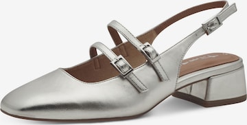 Tamaris Lahtise kannaosaga kontsakingad, värv Hõbe: eest vaates