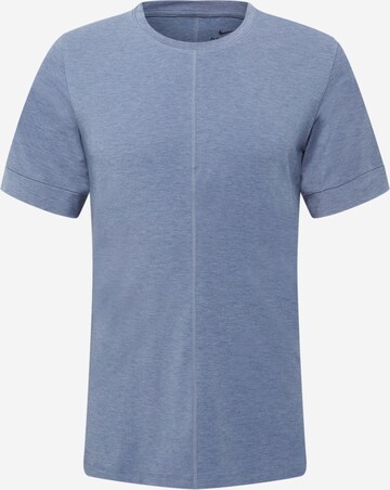 Coupe regular T-Shirt fonctionnel NIKE en bleu : devant