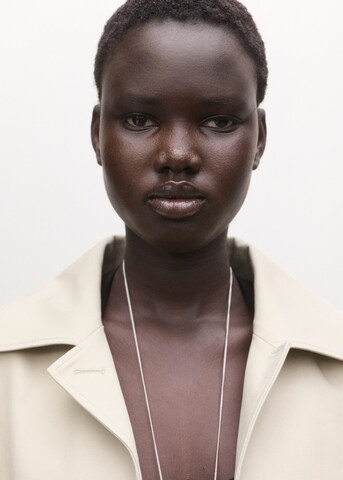 MANGO Mantel 'Lab' in Grau