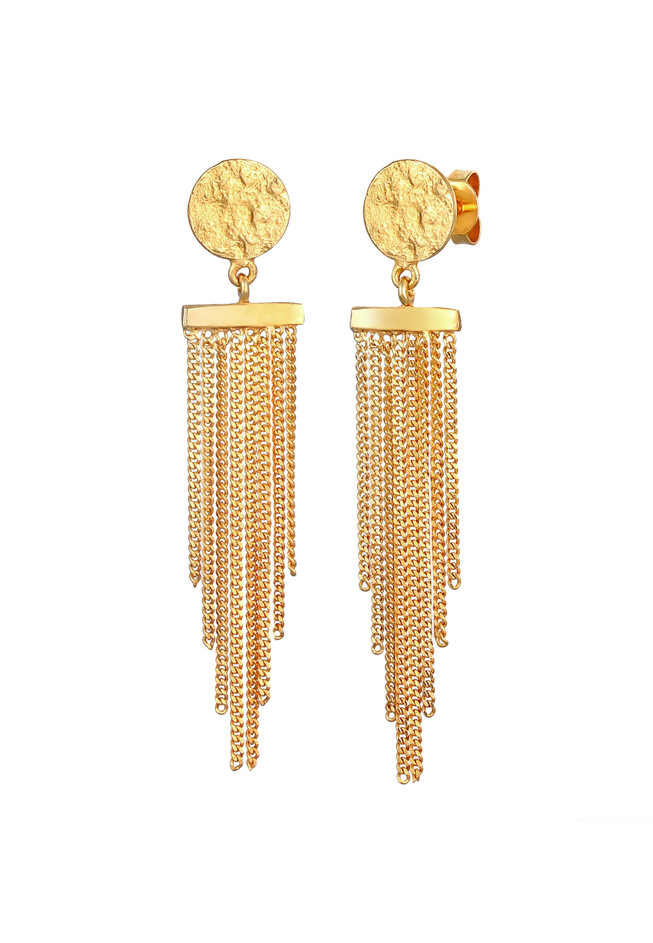 ELLI Ohrringe in Gold: Vorderseite