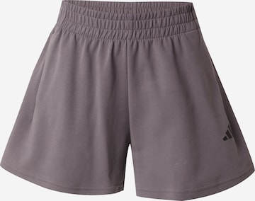 Pantalon de sport ADIDAS SPORTSWEAR en gris : devant