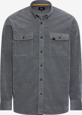 CAMEL ACTIVE Button Up Shirt in Blue: front