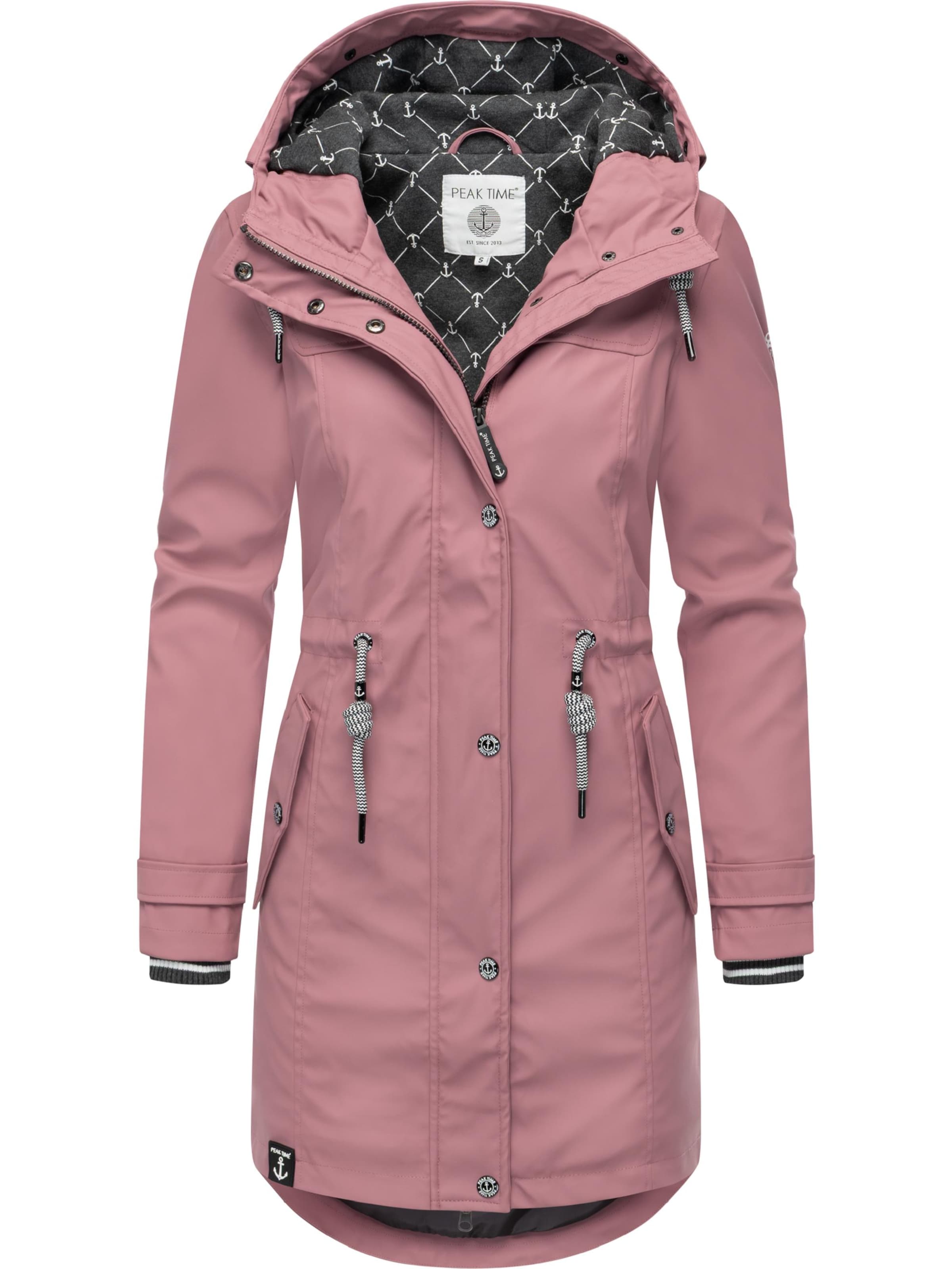 Peak Time Raincoat in Pink