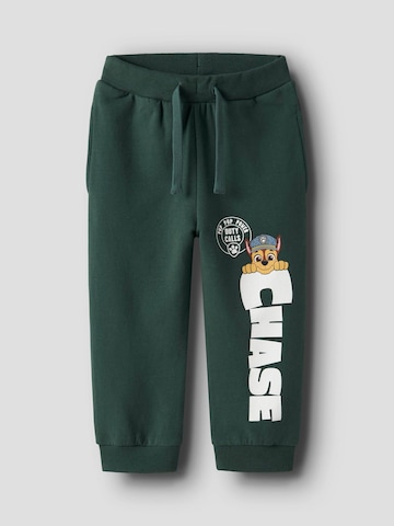 NAME IT Tapered Trousers 'Paw Patrol' in Green