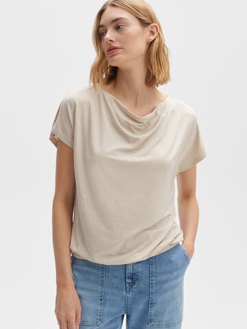 T-shirt 'Sasser' OPUS en beige : devant