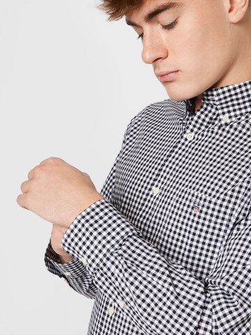 GANT Regular fit Button Up Shirt in Black