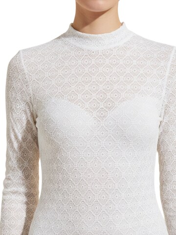 WALDORFF Spitzenbody 'Flora' in Weiß: Vorderseite