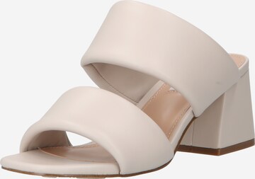 STEVE MADDEN Mules 'Delani' in Beige: front