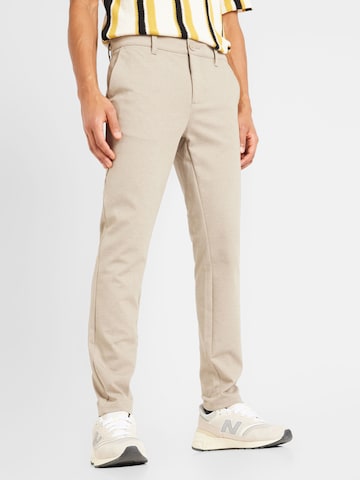 Only & Sons Slimfit Chino nadrág 'Mark' - szürke: elől