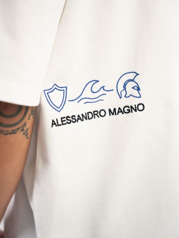 Alessandro Magno Shirt 'ESSENTIALS' in White