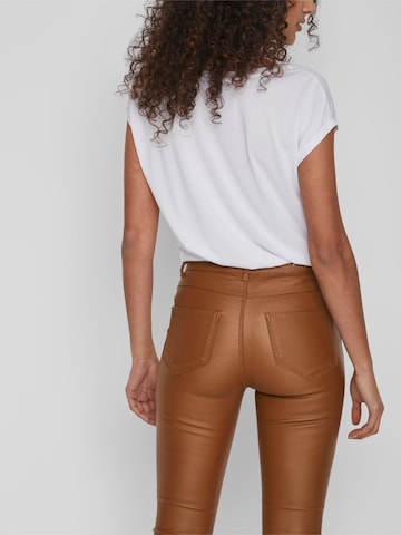 VILA Skinny Jeans 'Commit' in Brown