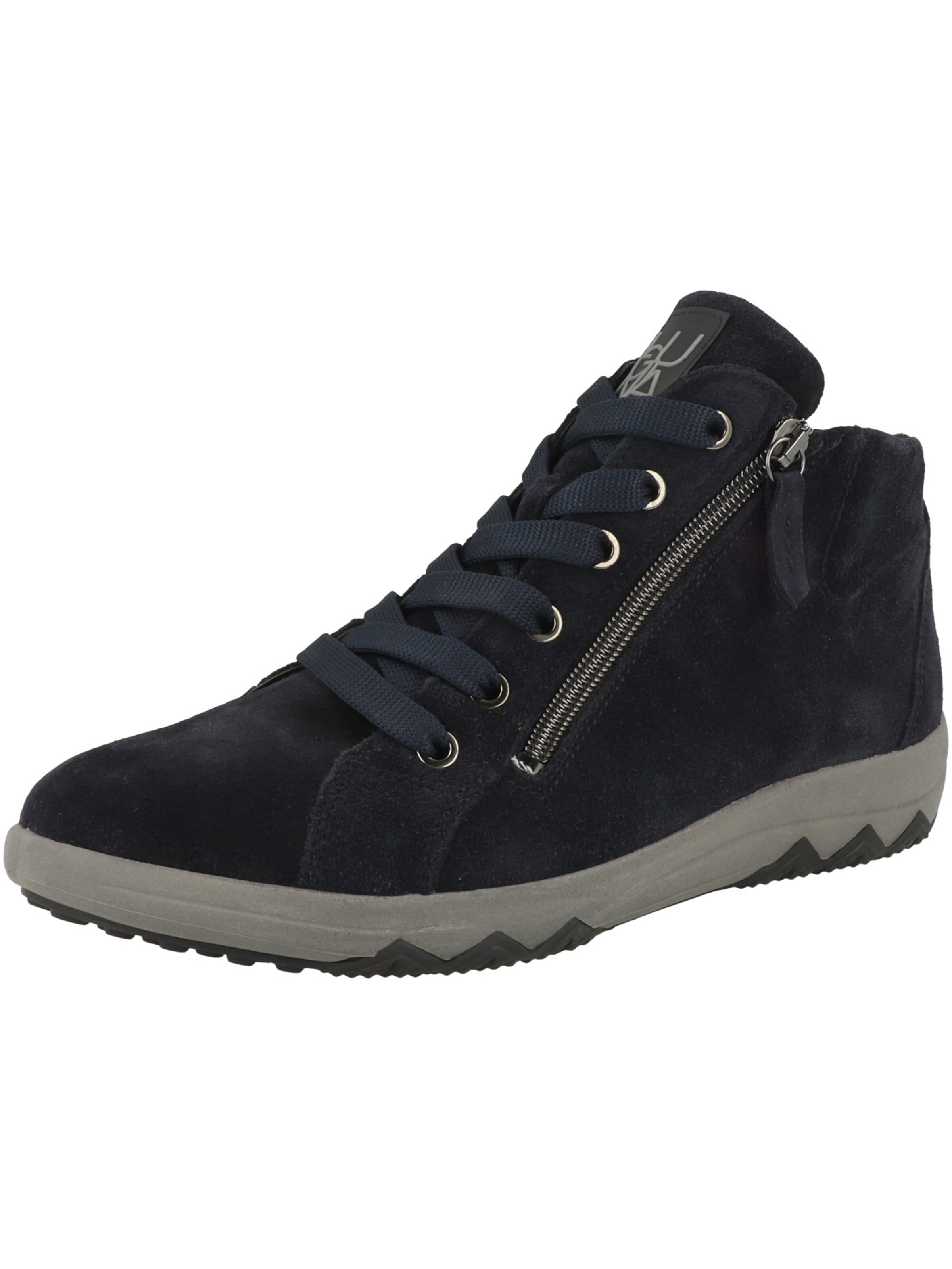 WALDLÄUFER Schnürstiefelette 'H-Teresa' in Blau: Vorderseite