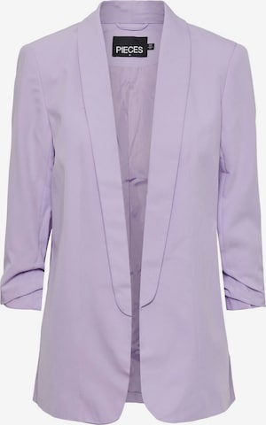 PIECES Blazer 'PCBOSELLA' in Purple: front