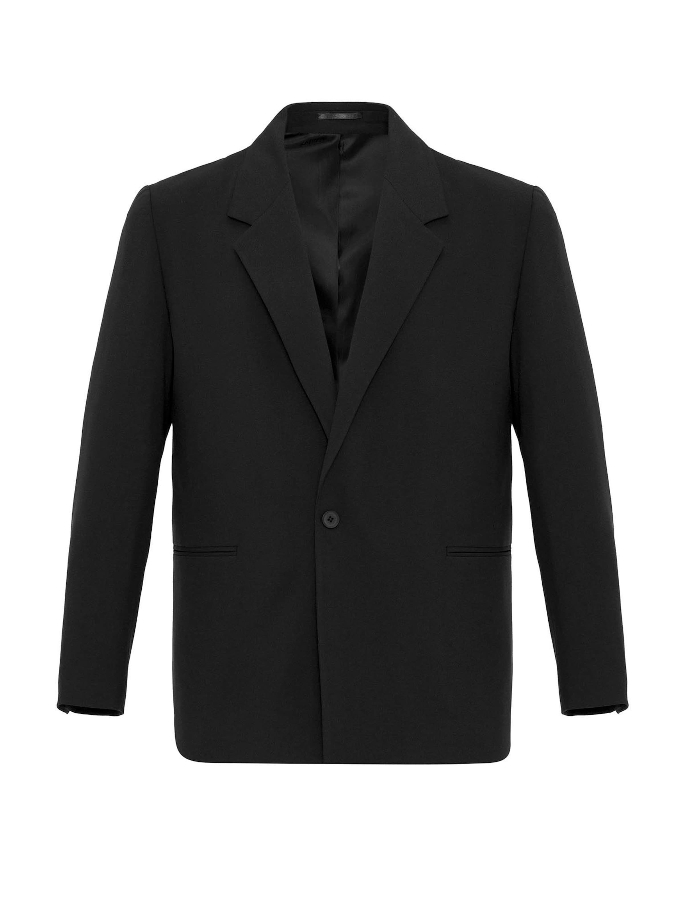 Antioch Regular fit Ανδρικό σακάκι σε μαύρο: μπροστά