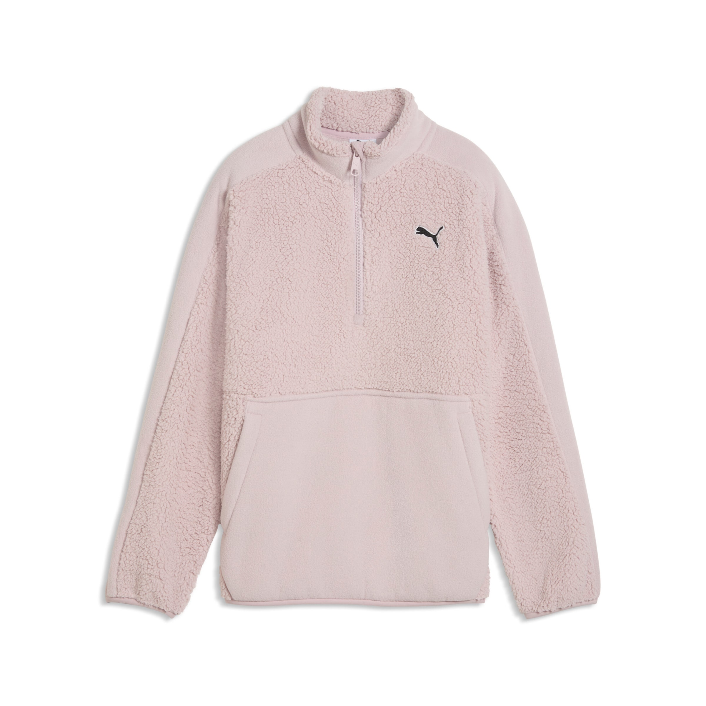 PUMA Athletic Sweater in 152 in Light pink / Black, Item view