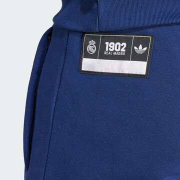 ADIDAS ORIGINALS Slimfit Sportbroek 'Real Madrid VRCT' in Blauw