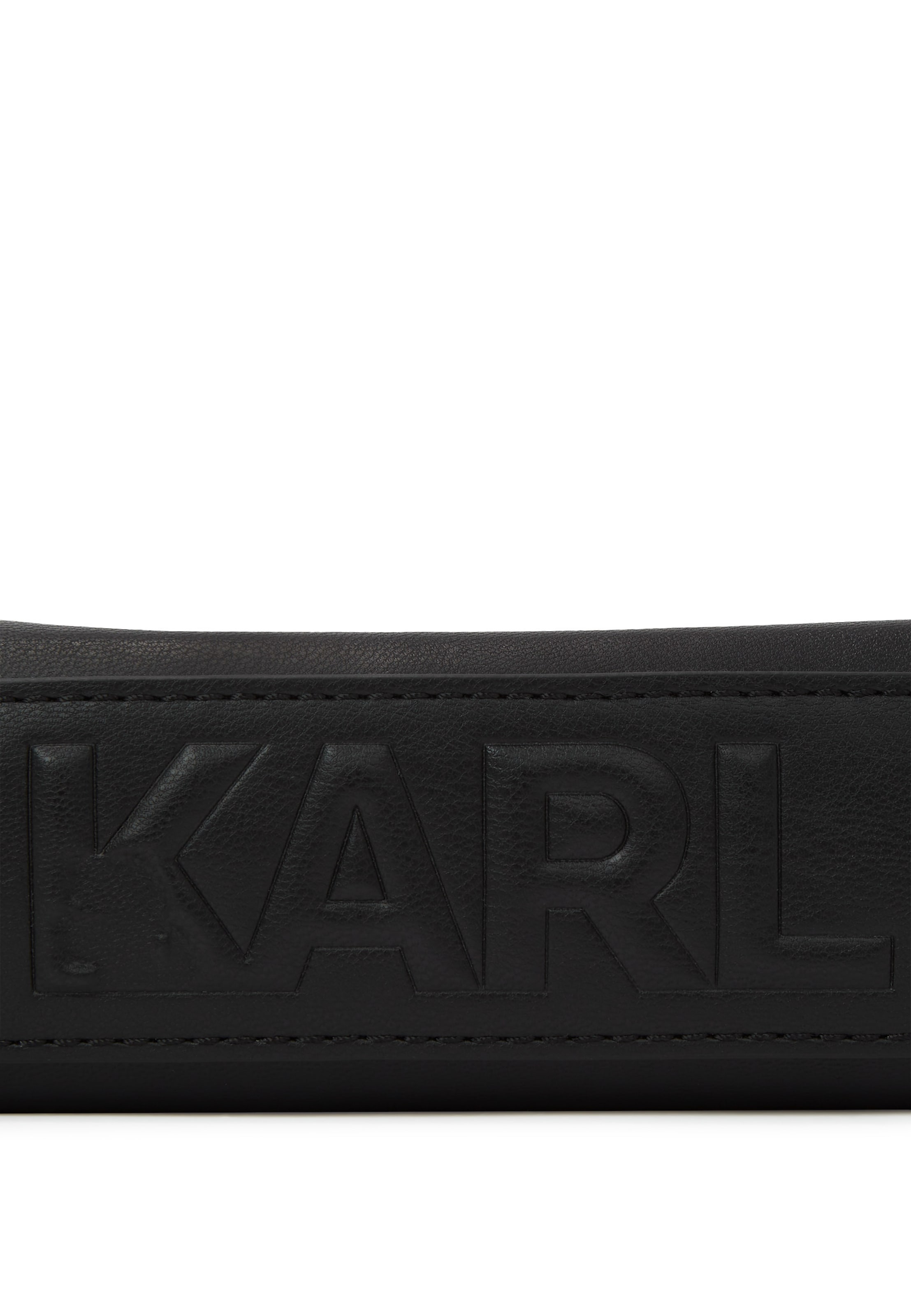 Karl Lagerfeld Umhängetasche 'Ikon' in Schwarz