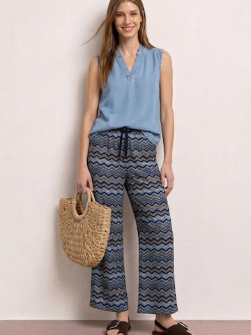 Wide Leg Pantalon STREET ONE en bleu