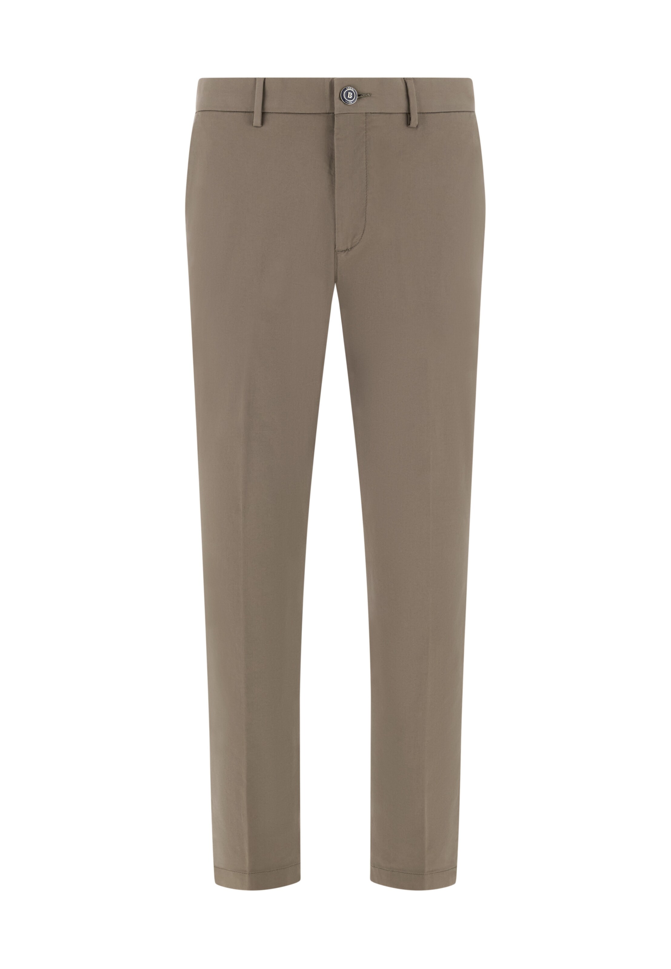 Boggi Milano Slim fit Chino Pants in Grey: front
