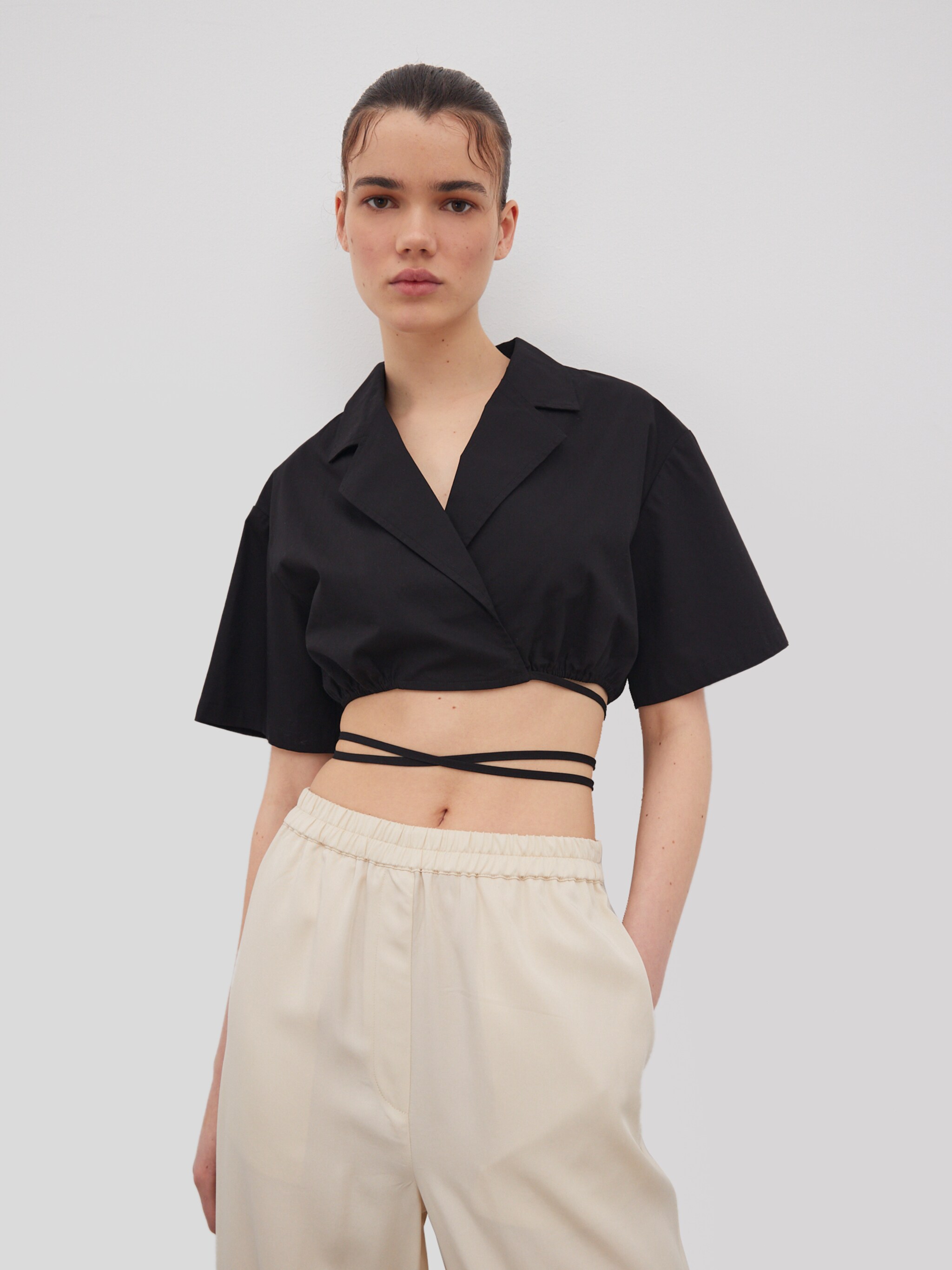 EDITED Produkte Bluse (GOTS) schwarz