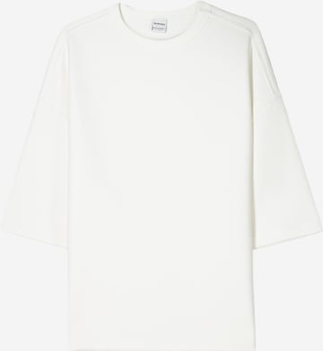 Bershka Koszulka w kolorze biały: przód