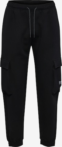 Hummel Cargo trousers in Black: front