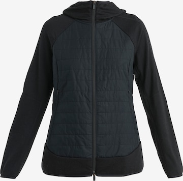 Veste outdoor ' Quantum' ICEBREAKER en noir : devant