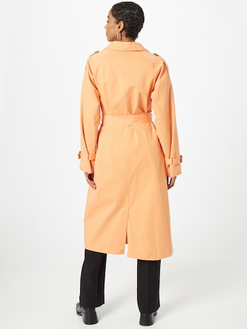 Nasty Gal Between-seasons coat in Orange