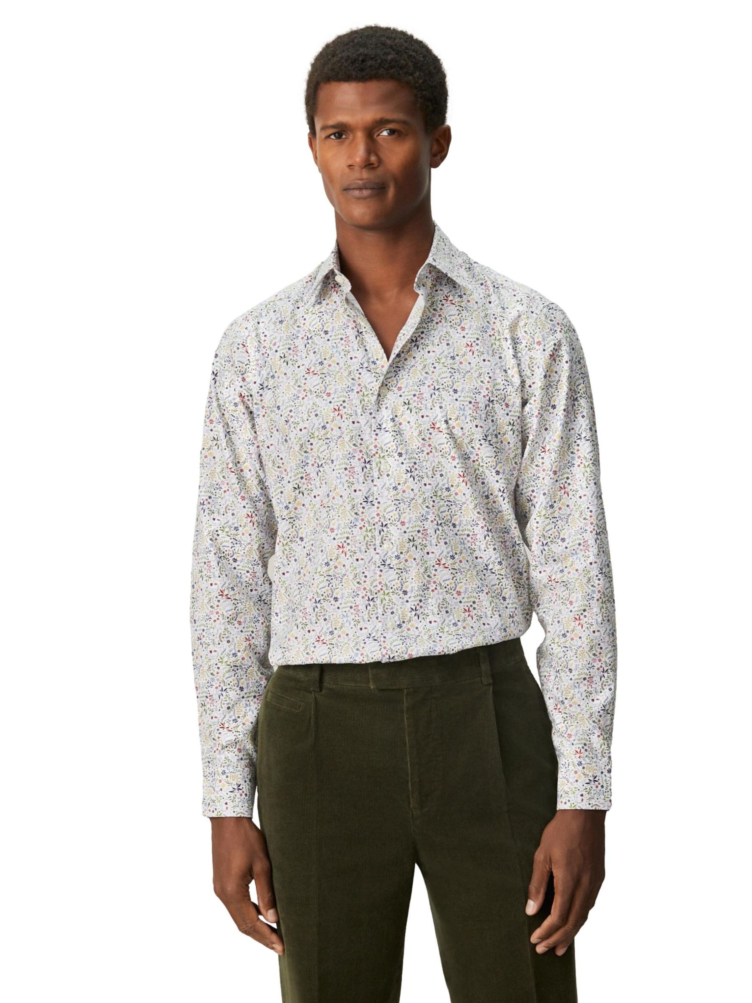 Next Regular Fit Hemd in Weiß: Vorderseite