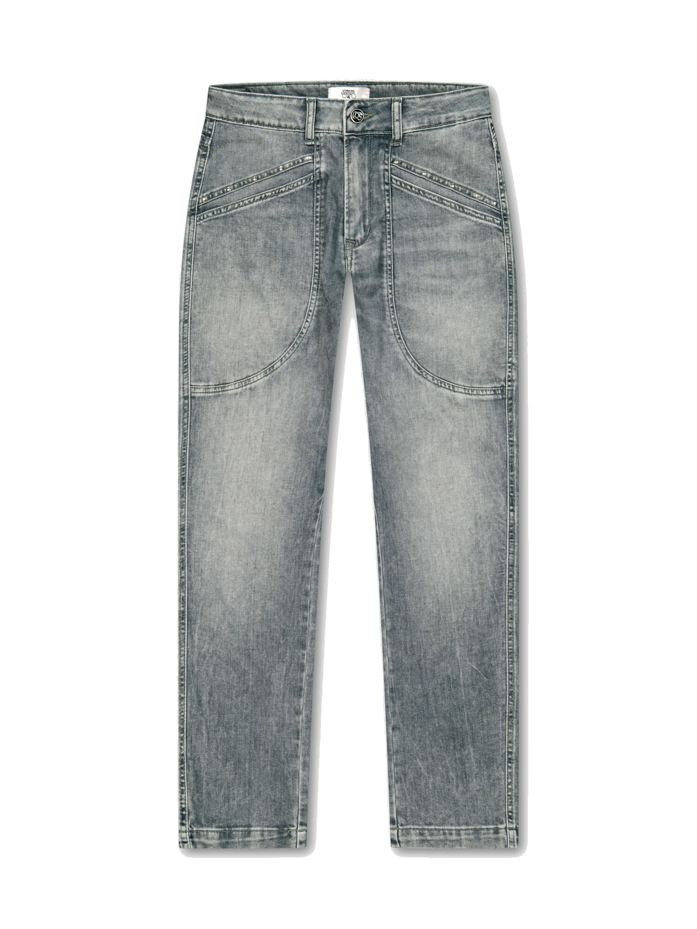 Loosefit Jean Le Temps Des Cerises en gris : devant