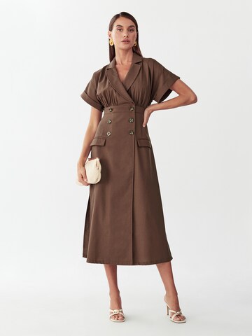 Willa Платье-рубашка 'Elise' в Коричневый: спереди