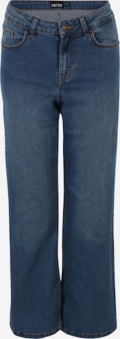 Pieces Petite Jeans 'PEGGY' in Blauw: voorkant