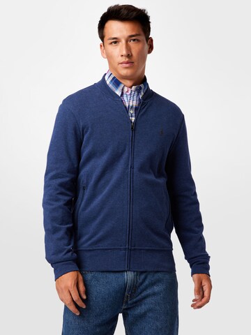 Polo Ralph Lauren Zip-Up Hoodie in Blue: front