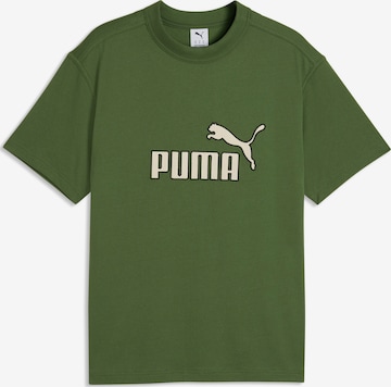 PUMA Funktionsshirt 'Essentials Elevated No.1' in Grün: Vorderseite