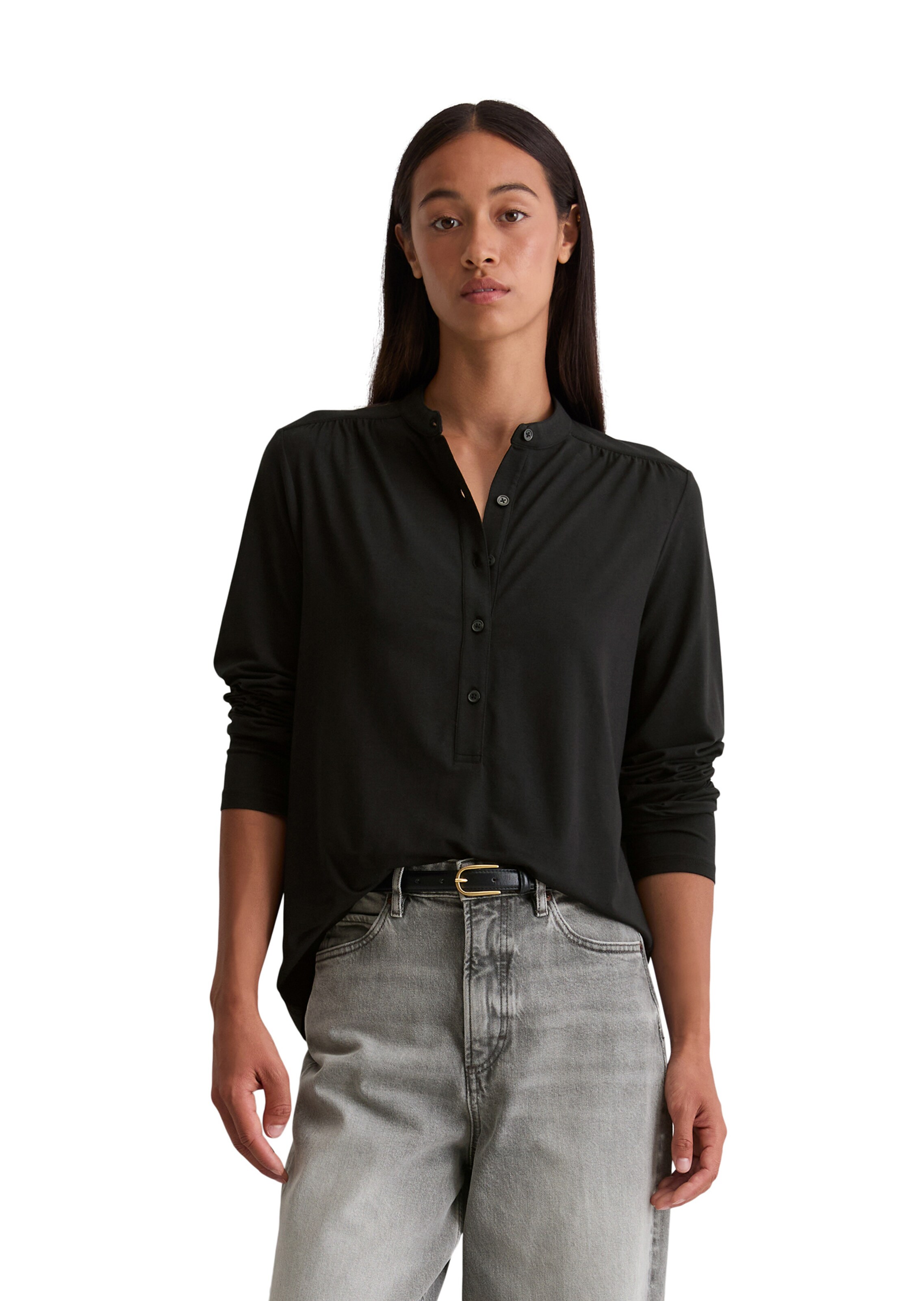 Marc O'Polo Блузка в Черный: спереди