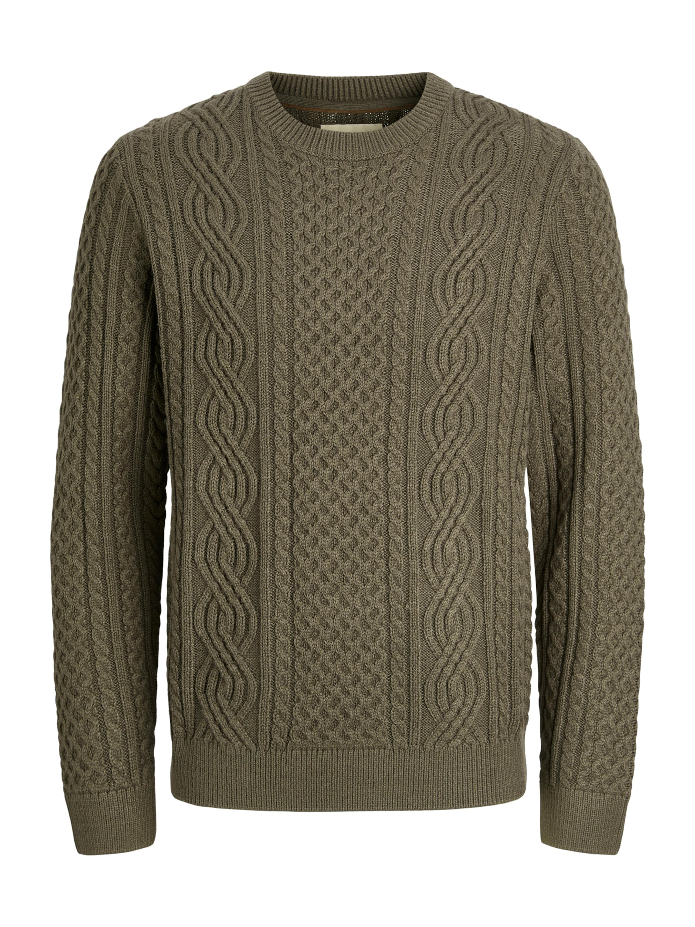 Pull-over 'JPRBLUsean' Jack & Jones Premium en vert : devant