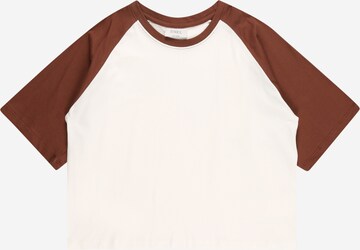 D-XEL T-shirt 'CARMEN' i brun: framsida