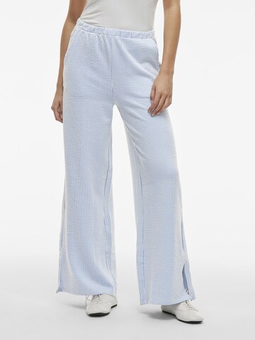 Wide Leg Pantalon VILA en bleu : devant
