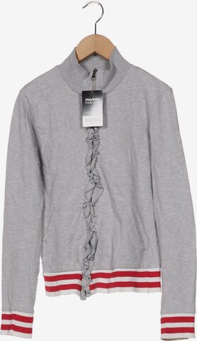 Sisley Sweatshirt & Zip-Up Hoodie in M in Grey: front